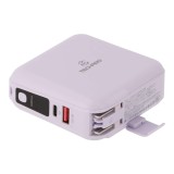 พาวเวอร์แบงค์ TECHPRO 15,000 mAh Built-in Cable BC19 N (CCC) Purple