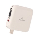 พาวเวอร์แบงค์ TECHPRO 15,000 mAh Built-in Cable BC19 N (CCC) White