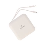 พาวเวอร์แบงค์ TECHPRO 15,000 mAh Built-in Cable BC19 N (CCC) White