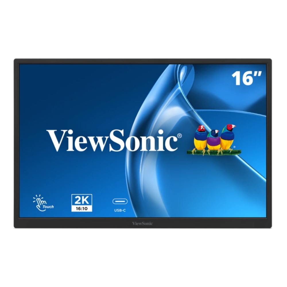 จอมอนิเตอร์ VIEWSONIC Portable TD1617A-2K (IPS WQXGA 165Hz Touch USB-C)