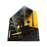 เคสคอมพิวเตอร์ GEOMETRIC FUTURE Model3 Black/Yellow (GF-CGC-MODEL3KY)