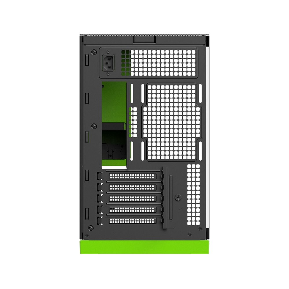 เคสคอมพิวเตอร์ GEOMETRIC FUTURE Model3 Black/Green (GF-CGC-MODEL3KGN)