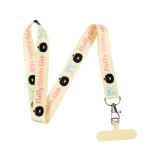 QPLUS x KAKAO Friends สายคล้องโทรศัพท์ Fluffy Ribbon Club Crossbody Strap Yellow