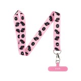 QPLUS x KAKAO Friends สายคล้องโทรศัพท์ Fluffy Ribbon Club Crossbody Strap Pink