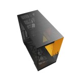 เคสคอมพิวเตอร์ GEOMETRIC FUTURE Model5 Black/Yellow (GF-CGC-MODEL5KY)