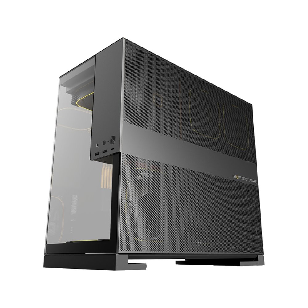 เคสคอมพิวเตอร์ GEOMETRIC FUTURE Model5 Black/Gray (GF-CGC-MODEL5KG)