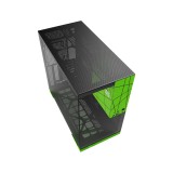 เคสคอมพิวเตอร์ GEOMETRIC FUTURE Model5 Black/Green (GF-CGC-MODEL5KGN)
