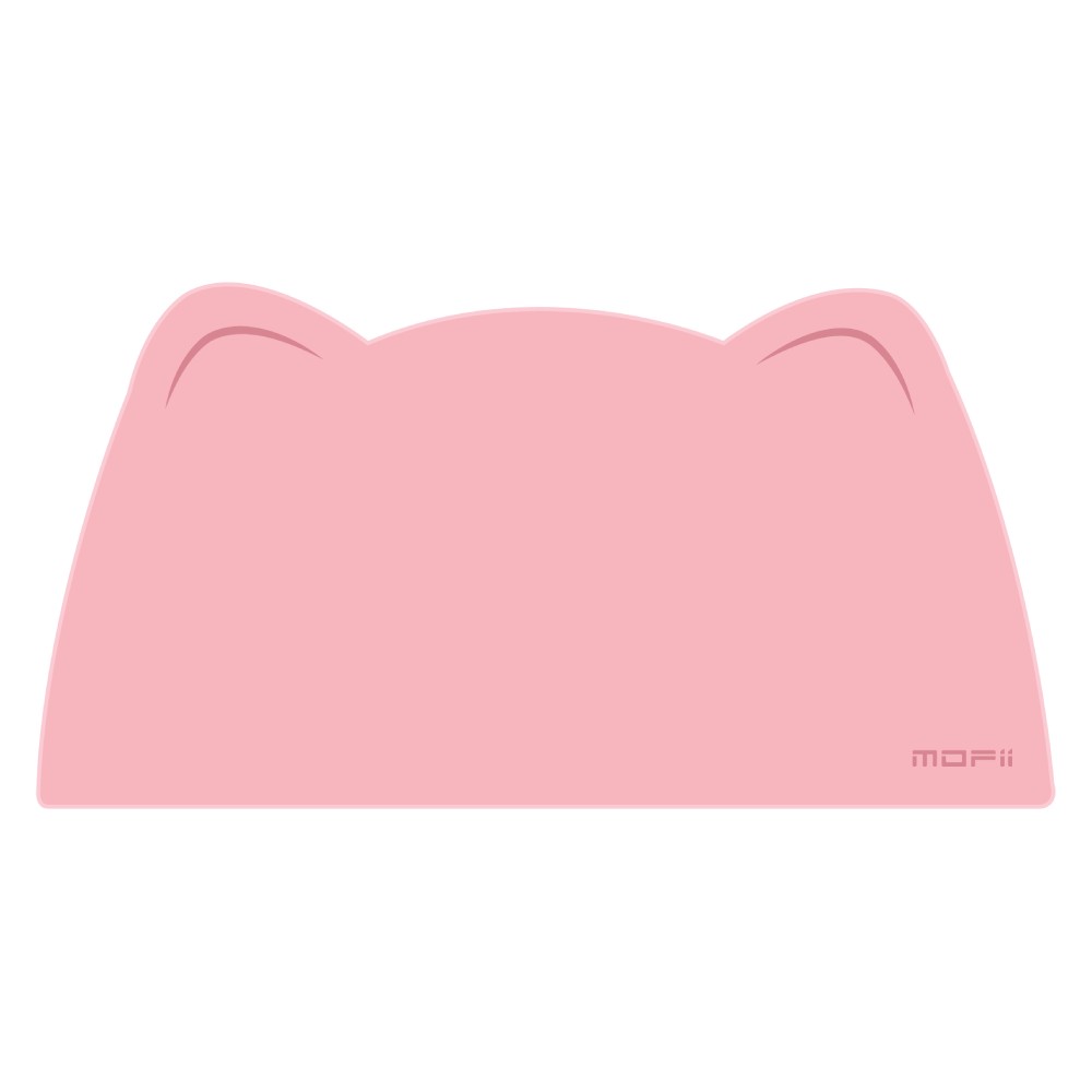 แผ่นรองเมาส์ MOFii Deskmat Meow Meow Desk M002 Baby Pink