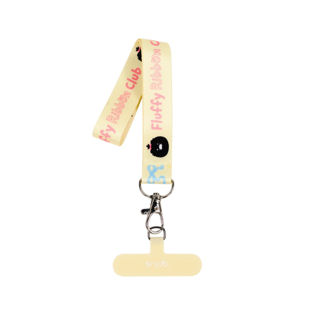QPLUS x KAKAO Friends สายคล้องโทรศัพท์ Fluffy Ribbon Hand Strap Yellow