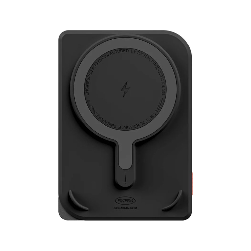 พาวเวอร์แบงค์ Skinarma 5,000 mAh 20W Magnetic Wireless Kick-Stand NEXUS Mecha Black