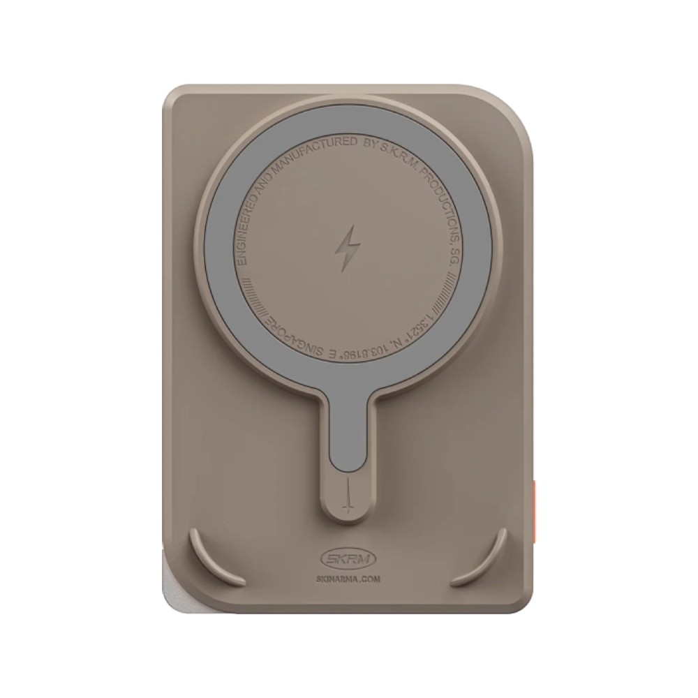 พาวเวอร์แบงค์ Skinarma 5,000 mAh 20W Magnetic Wireless Kick-Stand NEXUS Mecha Dessert Gold