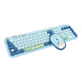 เมาส์และคีย์บอร์ด MOFii SILLY CAT FULL SIZE BLUE (TH/EN)