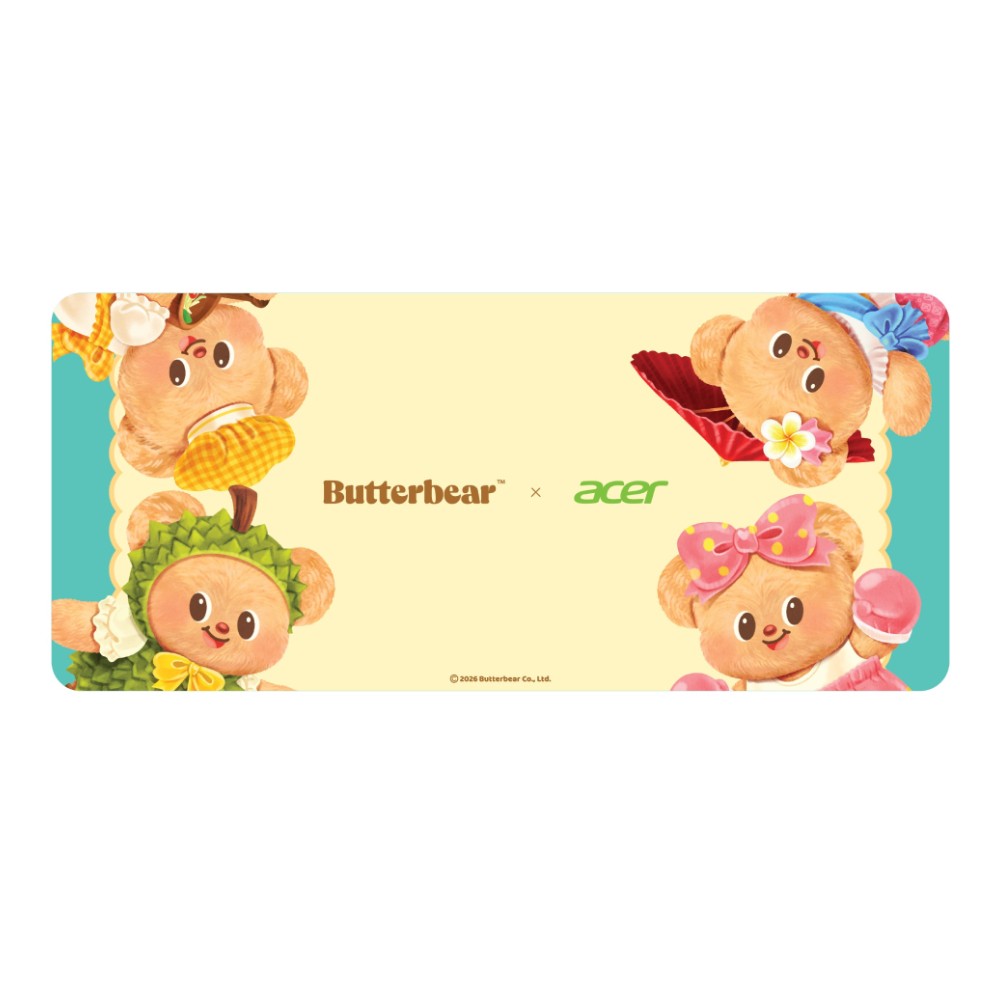 Acer x Butterbear แผ่นรองเมาส์ Series TaiTai