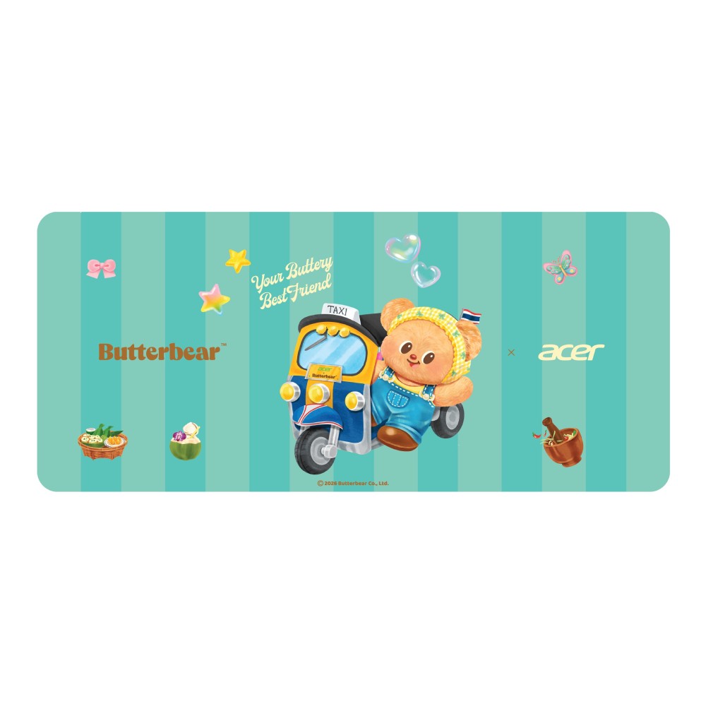 Acer x Butterbear แผ่นรองเมาส์ Series TukTuk