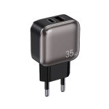อะแดปเตอร์ WHY Wall USB Charger 1 USB-A / 1 USB-C (PD35W) Grey (WC-3452)