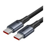 สายชาร์จ VENTION USB-C to USB-C Cable DATA 100W 1.5M Black (TSGBG)