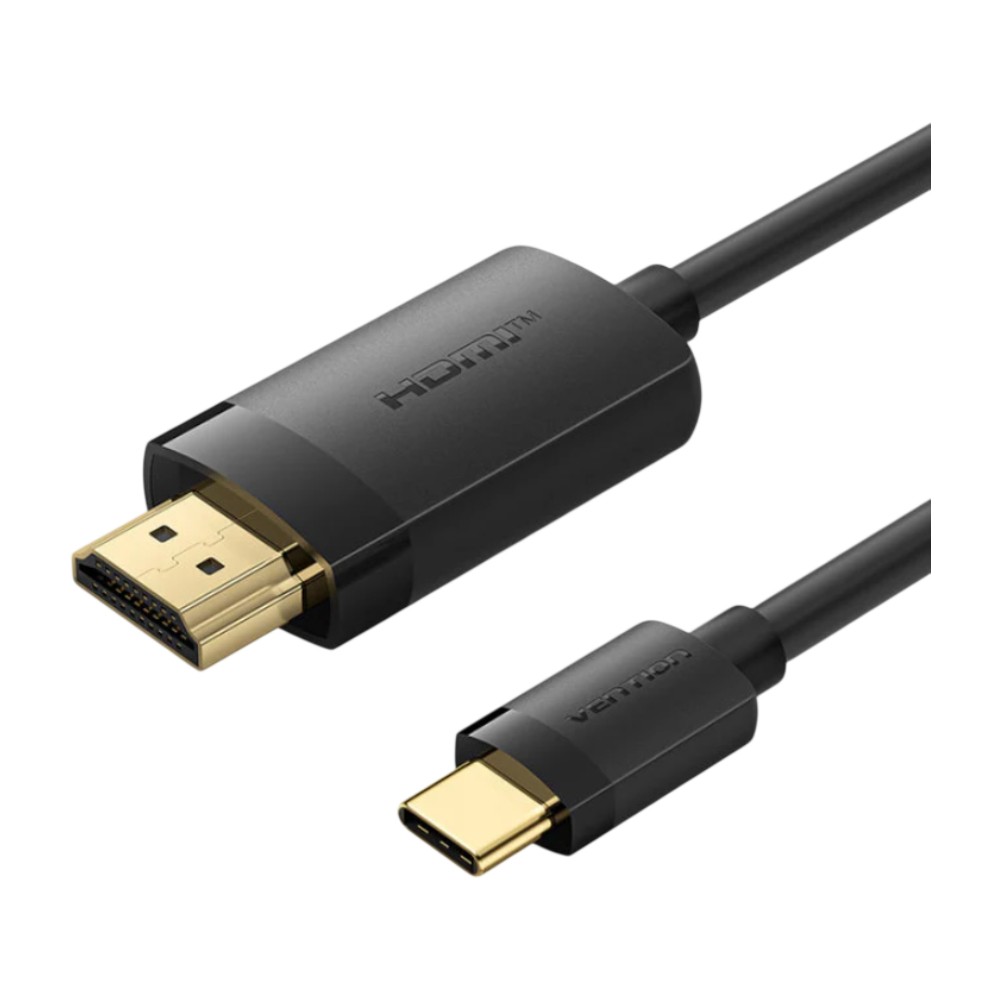 สายเชื่อมต่อ Vention USB-C to HDMI Cable Converter 4K 2M. Black (CRIBH-SCB)