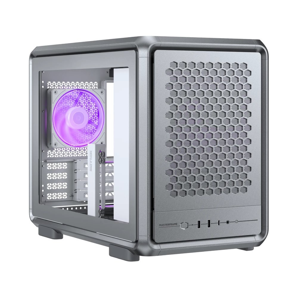 เคสคอมพิวเตอร์ COOLER MASTER MasterFrame 400 Mesh Silver