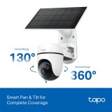 กล้องวงจรปิด TP-Link Tapo C610 KIT Solar-Powered Pan/Tilt Security Camera Kit 3MP