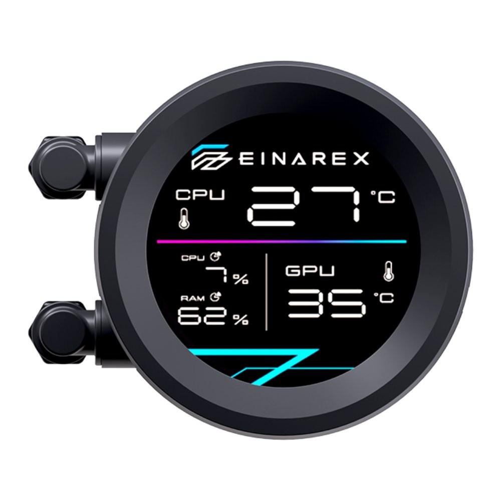 ชุดระบายความร้อนซีพียู EINAREX ORBIT 360 CPU Liquid Cooler Black (EXWC-OB-1360R-B)