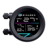 ชุดระบายความร้อนซีพียู EINAREX ORBIT 360 CPU Liquid Cooler Black (EXWC-OB-1360R-B)