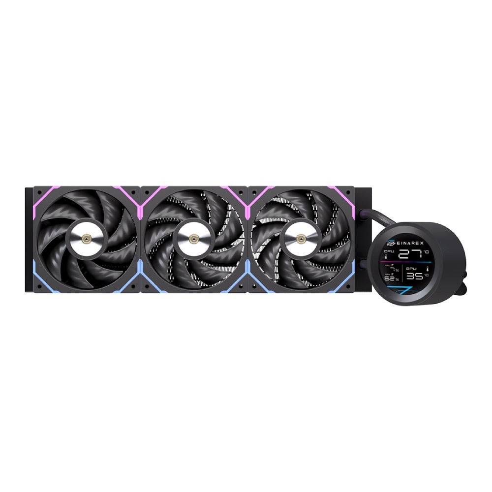 ชุดระบายความร้อนซีพียู EINAREX ORBIT 360 CPU Liquid Cooler Black (EXWC-OB-1360R-B)