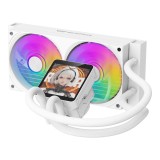 ชุดระบายความร้อนซีพียู DARKFLASH DV240S MAX CPU Liquid Cooler White (DF-AIO-DV240SMAX-W)