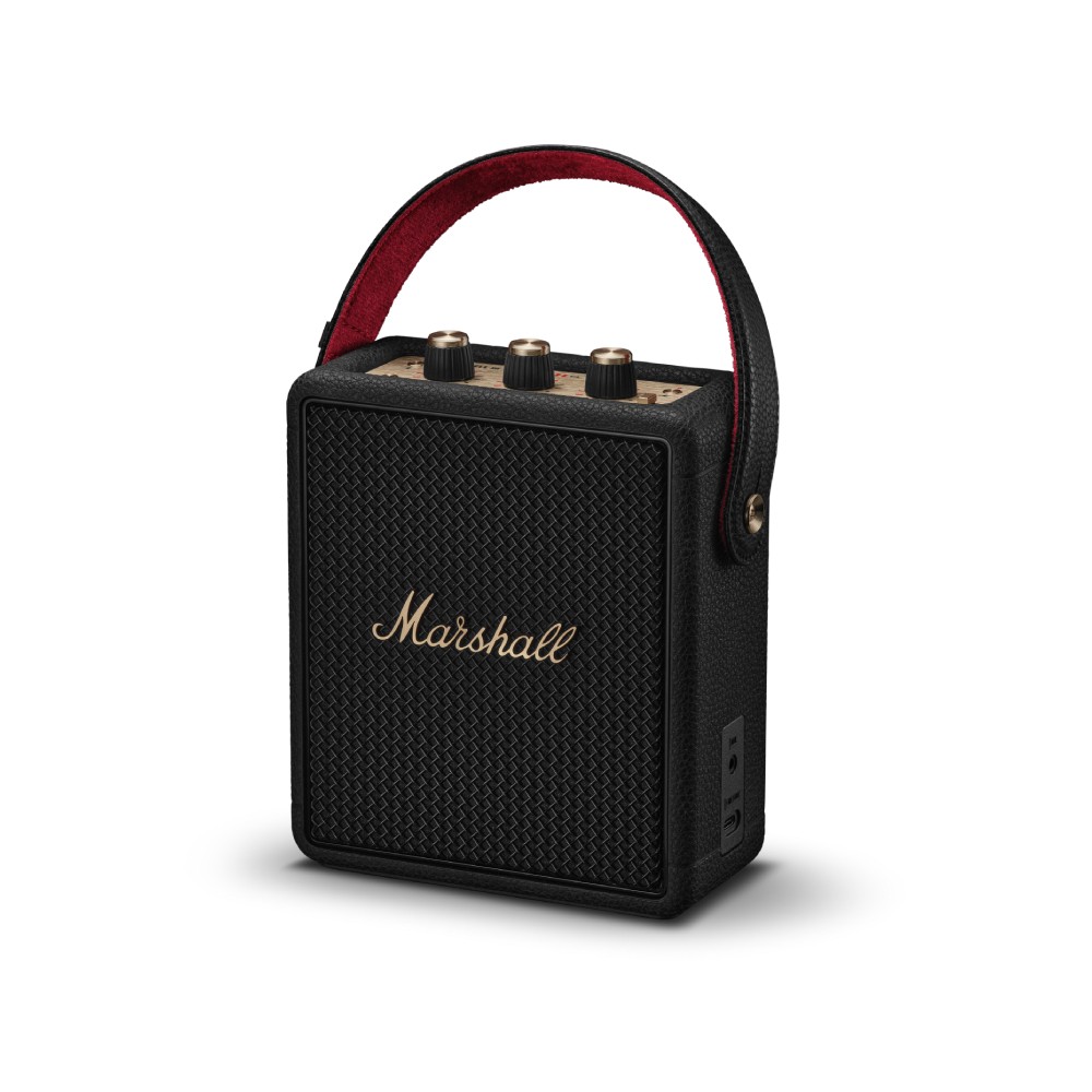 ลำโพงบลูทูธ Marshall Stockwell III Black and Brass