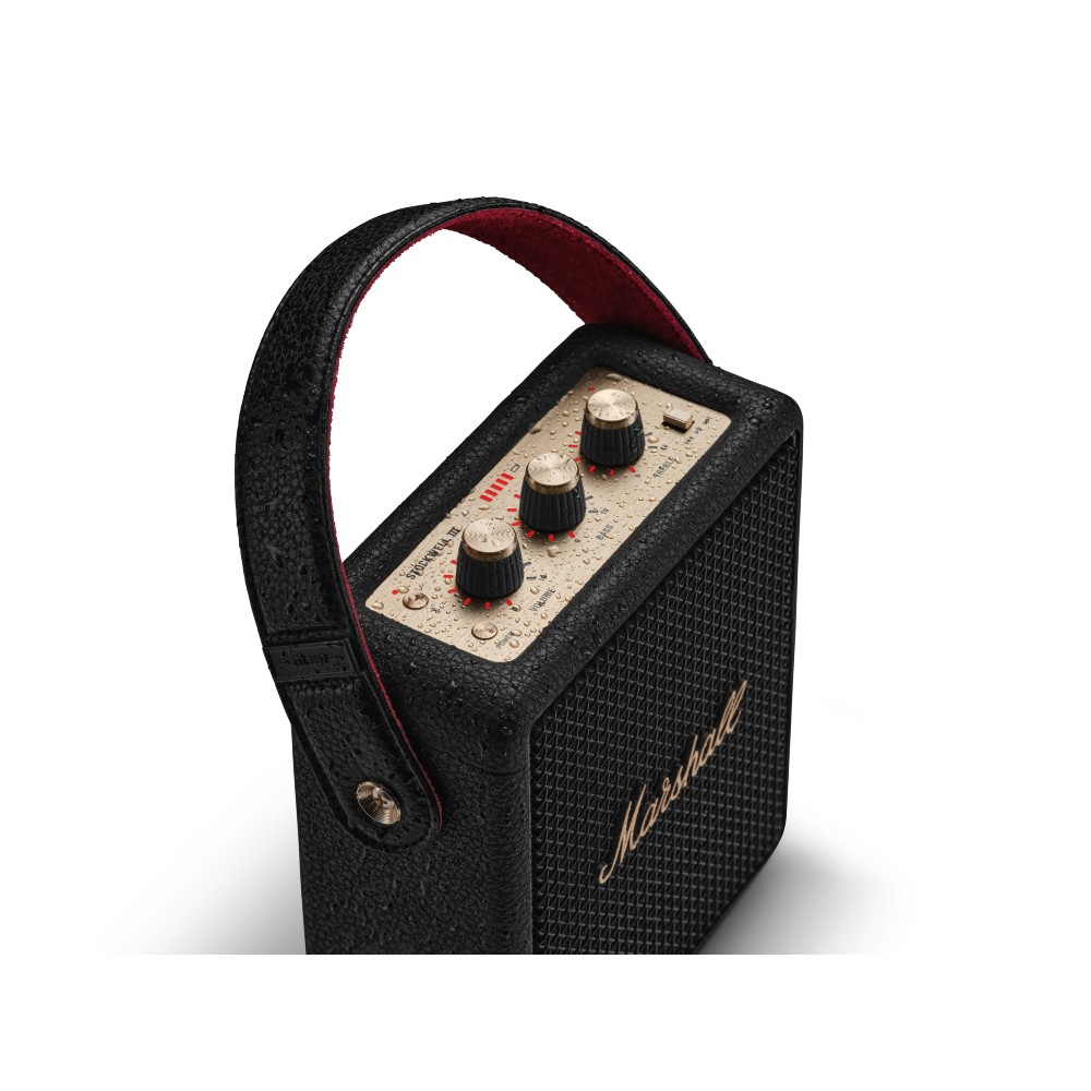 ลำโพงบลูทูธ Marshall Stockwell III Black and Brass