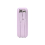 พาวเวอร์แบงค์ FOX 15,000 mAh LED Display Built-In Cable 3-in-1 22.5W UP1501 (CCC) Purple