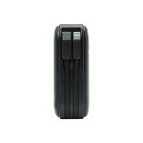 พาวเวอร์แบงค์ FOX 15,000 mAh LED Display Built-In Cable 3-in-1 22.5W UP1501 (CCC) Black