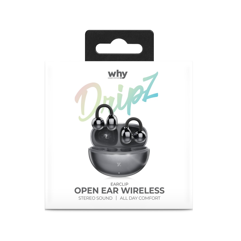 หูฟัง Why Open Ear Dripz TWS Earclip EP-3204 Black