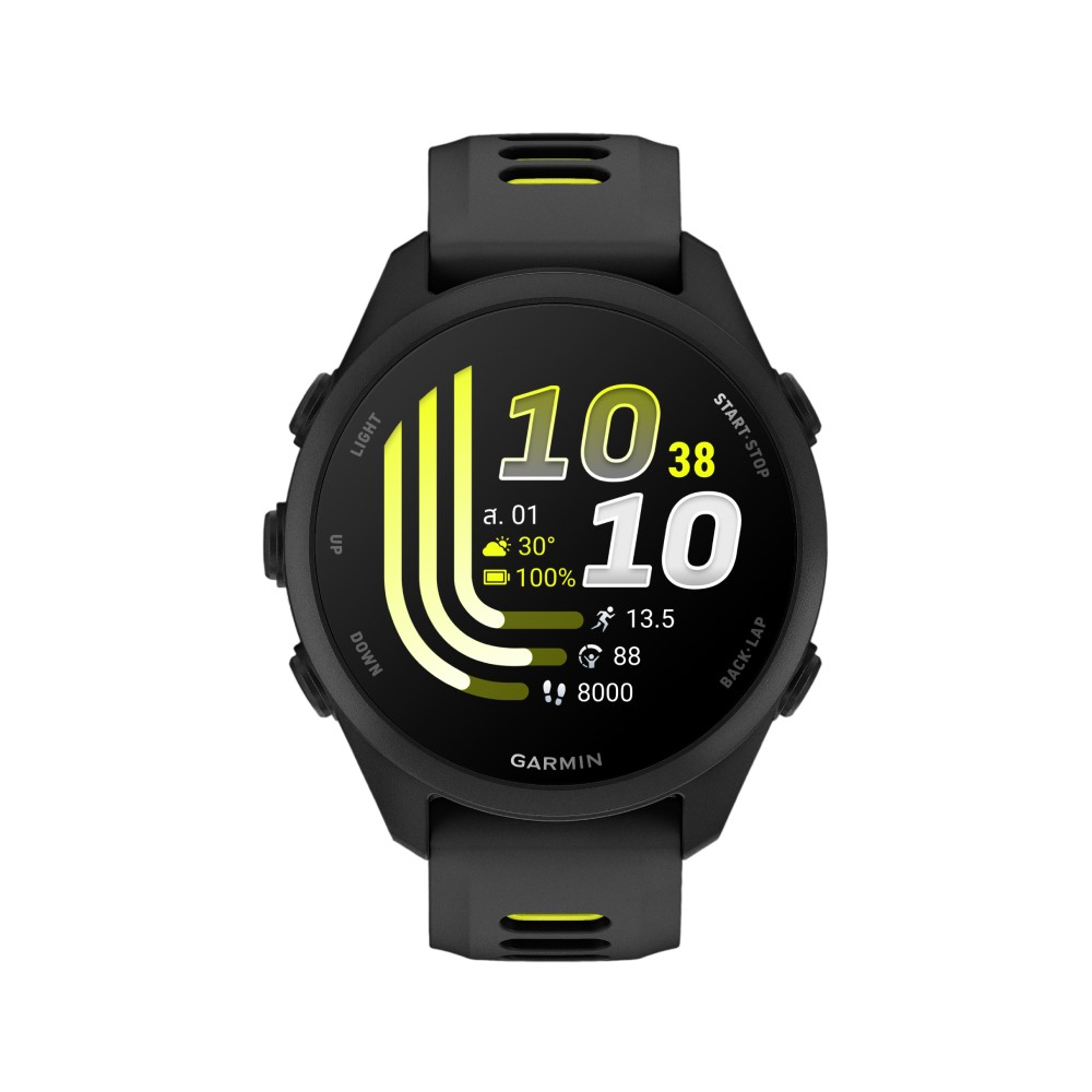 สมาร์ทวอทช์ Garmin Forerunner 170 Black with Black/Amp Yellow Band