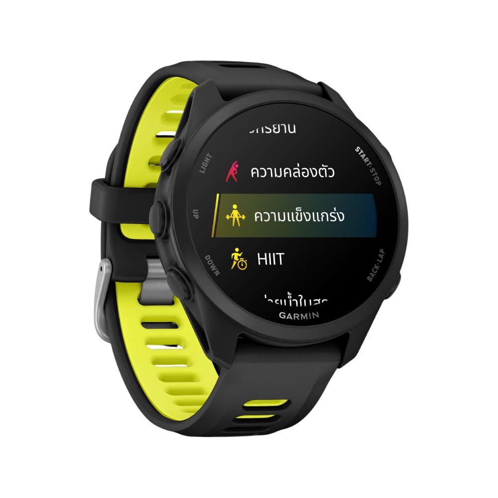 สมาร์ทวอทช์ Garmin Forerunner 170 Black with Black/Amp Yellow Band