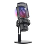 ไมโครโฟน Fantech Gaming Microphone Wireless Leviosa WMCX01 Black