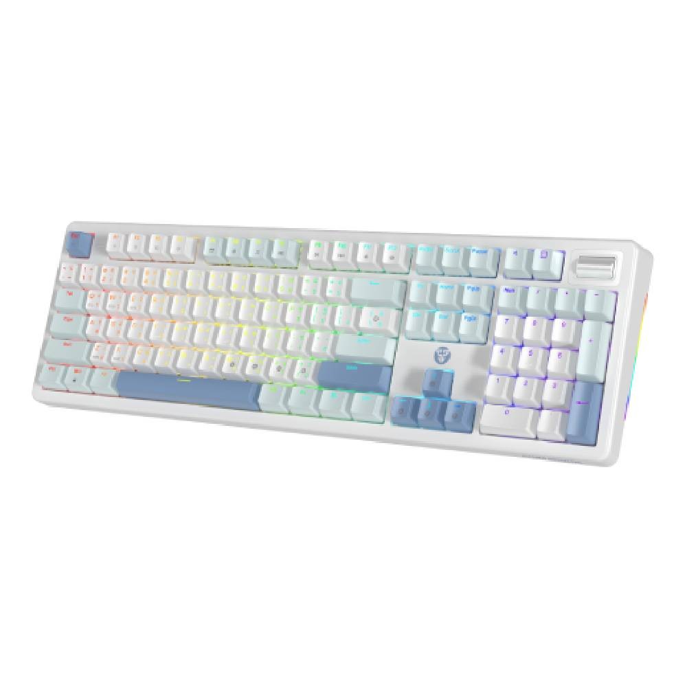 คียบอร์ดเกมมิ่ง Fantech Gaming Keyboard MK895 Wireless (Yellow Switch) White