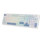 คียบอร์ดเกมมิ่ง Fantech Gaming Keyboard MK895 Wireless (Yellow Switch) White