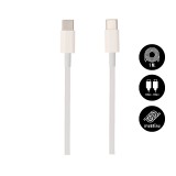 สายชาร์จ Blue Box USB-C to USB-C Cable 60W Super Fast Charge & Data Sync 1M. White (BB-C06)