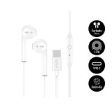 หูฟัง QPLUS Wired Earbud Type-C White