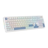 คียบอร์ดเกมมิ่งFantech Gaming Keyboard MK895 Wireless (Blue Switch) White
