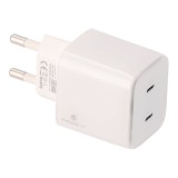 อะแดปเตอร์ TITANV Wall USB Charger 2 USB-C (45W) GaN White GS-45 (A4506)