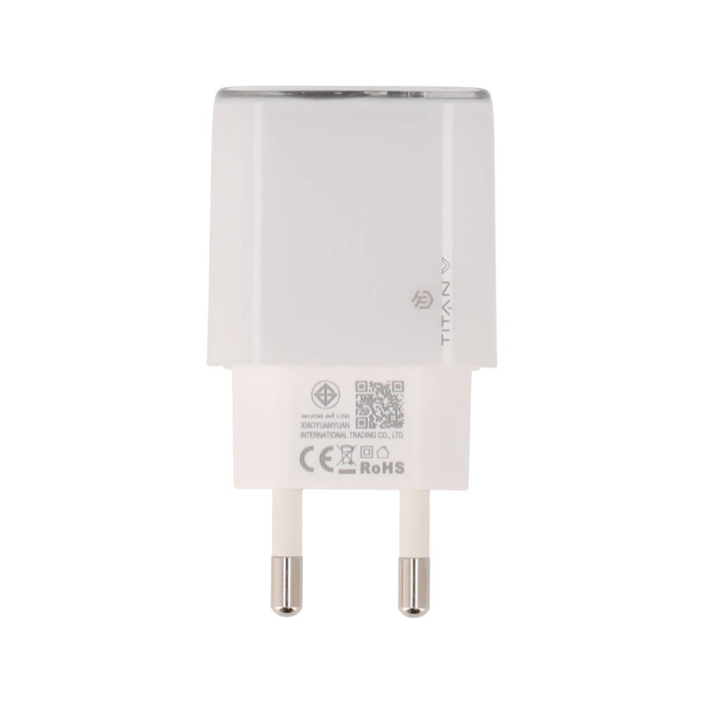 อะแดปเตอร์ TITANV Wall USB Charger 2 USB-C (45W) GaN White GS-45 (A4506)