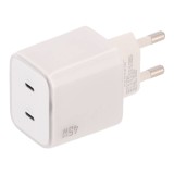 อะแดปเตอร์ TITANV Wall USB Charger 2 USB-C (45W) GaN White GS-45 (A4506)