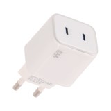 อะแดปเตอร์ TITANV Wall USB Charger 2 USB-C (45W) GaN White GS-45 (A4506)