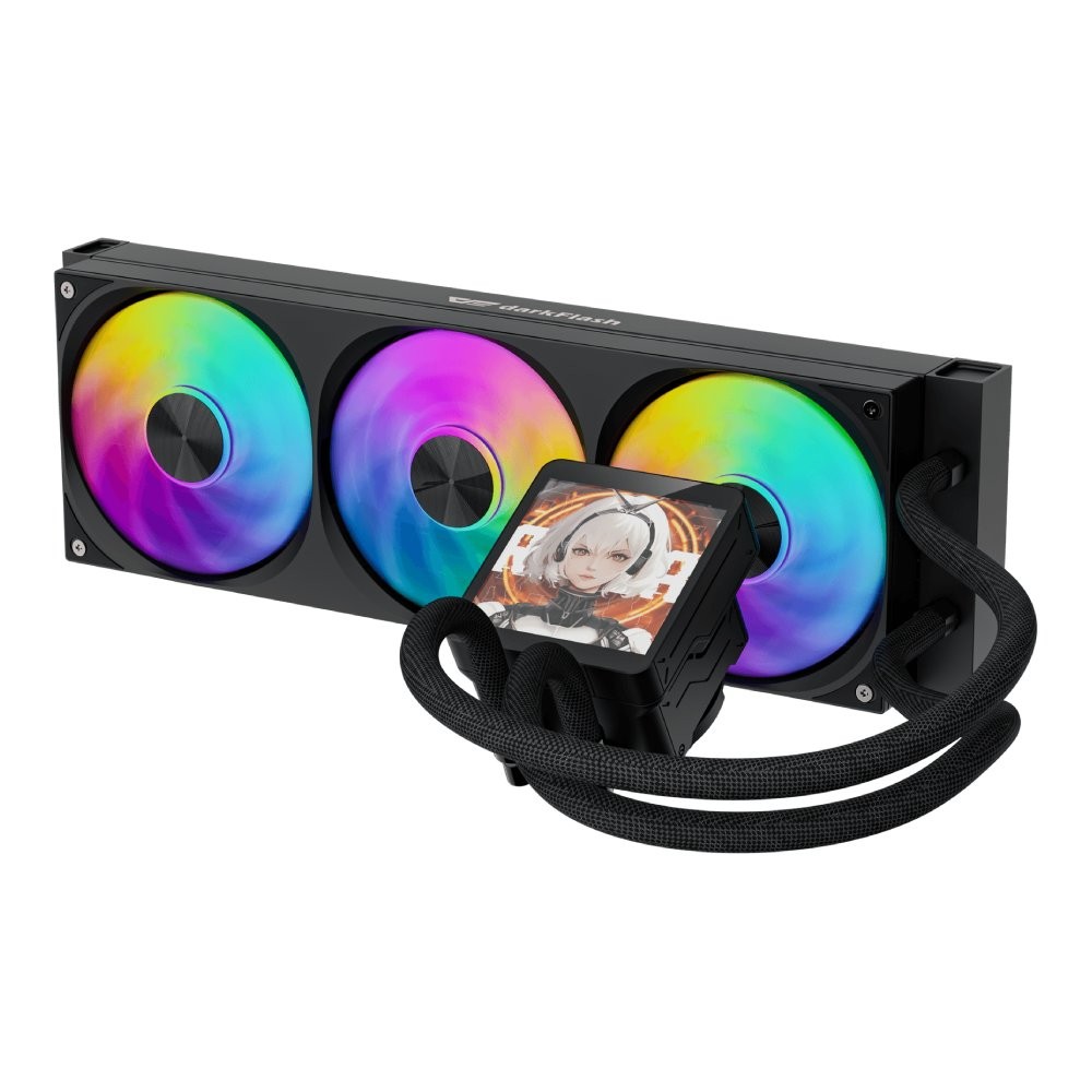 ชุดระบายความร้อนซีพียู DARKFLASH DV360S MAX CPU Liquid Cooler Black (DF-AIO-DV360SMAX-K)