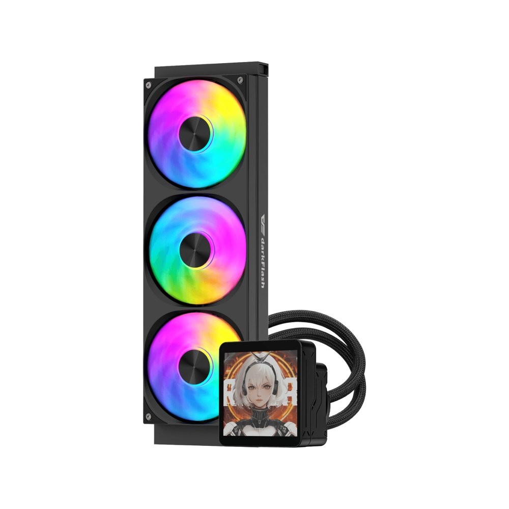 ชุดระบายความร้อนซีพียู DARKFLASH DV360S MAX CPU Liquid Cooler Black (DF-AIO-DV360SMAX-K)