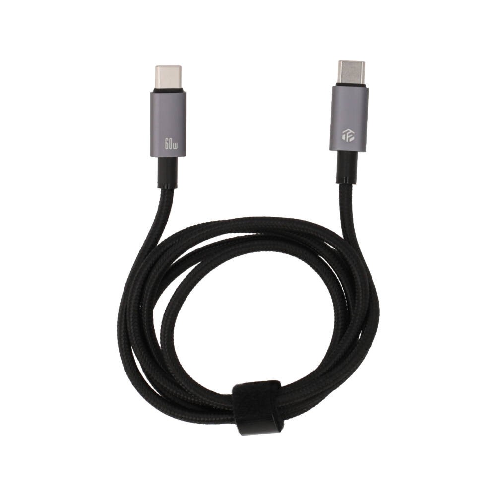 สายชาร์จ TECHPRO USB-C to USB-C Cable 60W 1M. ONYX Link Flex (TP-C09)