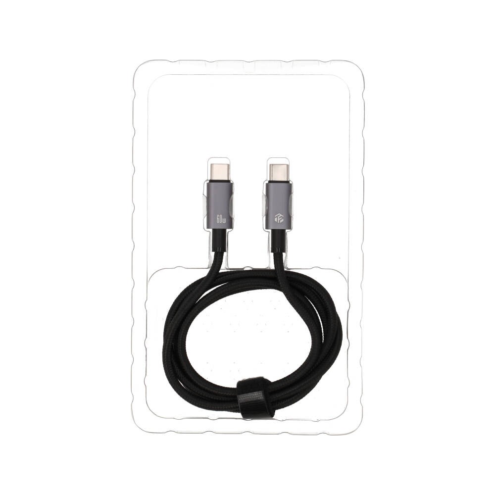สายชาร์จ TECHPRO USB-C to USB-C Cable 60W 1M. ONYX Link Flex (TP-C09)
