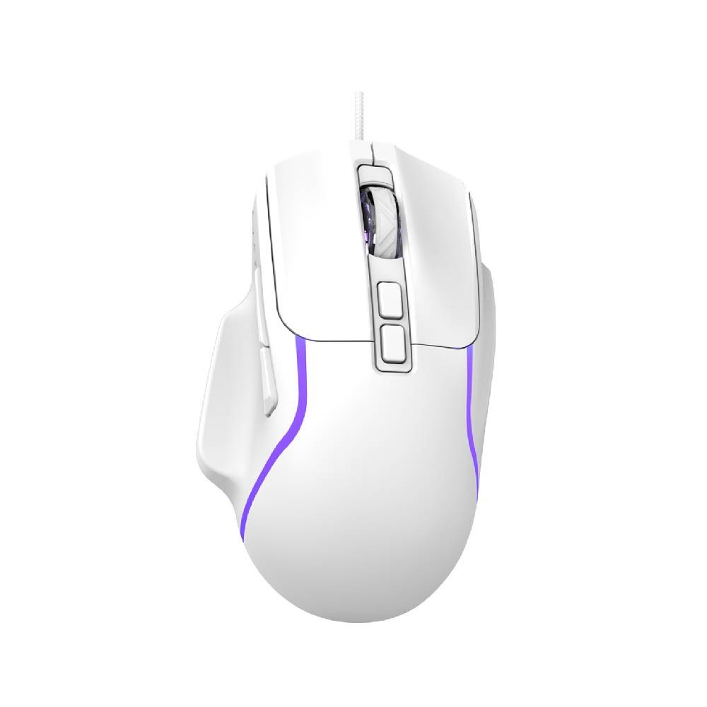 เมาส์เกมมิ่ง Ajazz Gaming Mouse AJ039 V2 WIRED White