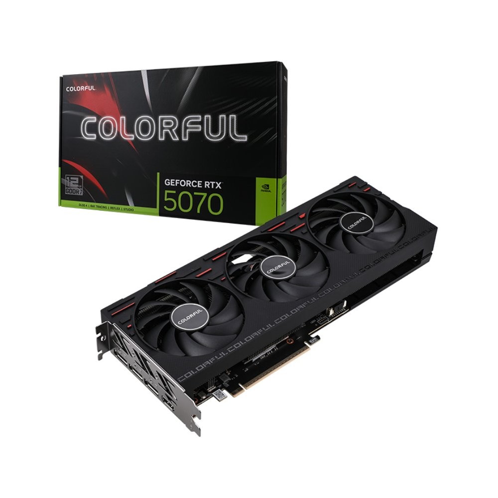 การ์ดจอ COLORFUL GeForce RTX 5070 Gaming 12GB-V GDDR7 192-bit